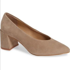 M4D3 Helen Block Heels in Grey